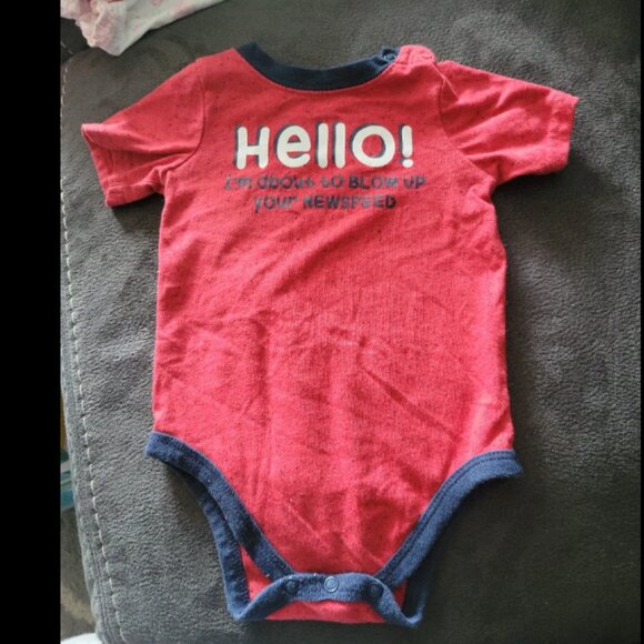 Other - Boys size 12 months. Hello! I'm about to blow up your newsreel. Onesie